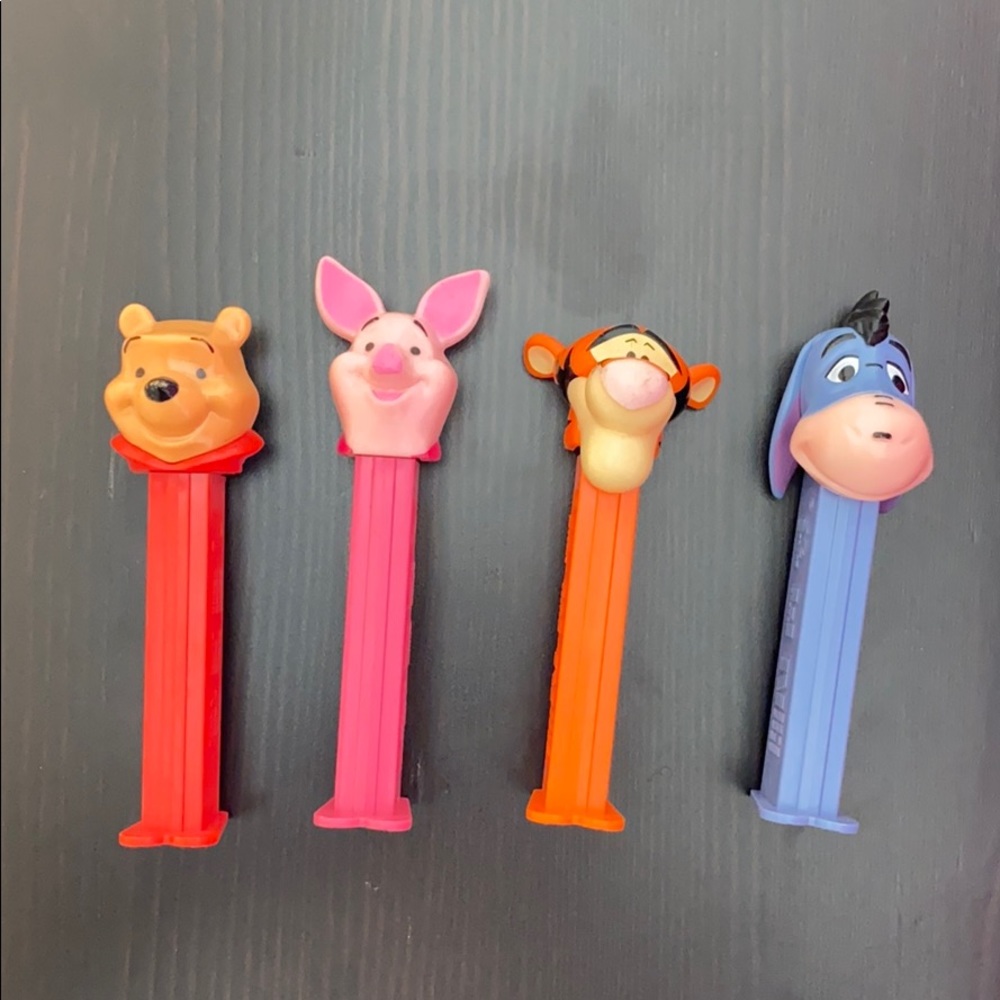 Pez Dispensers. Lot of 4